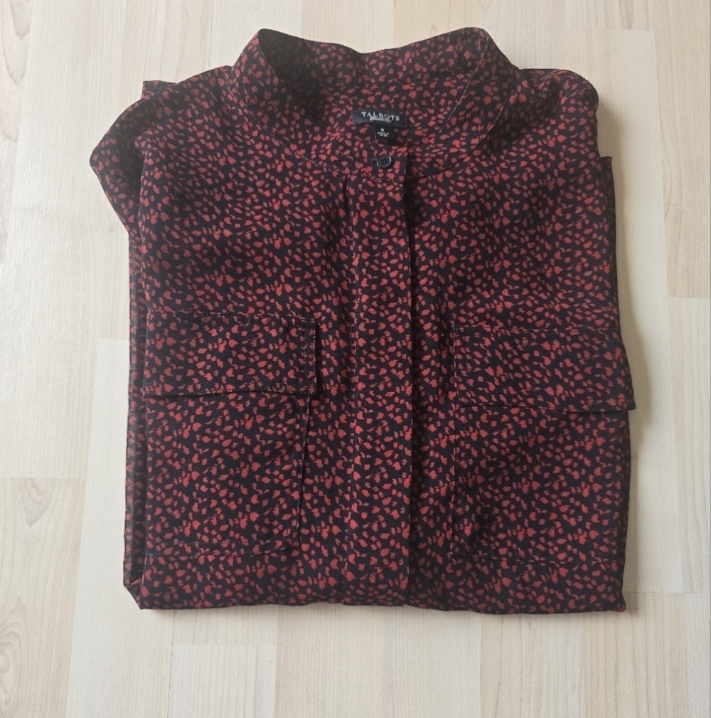 Talbots Sheer Top Size 8